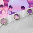 thumbnail image 4 of Manfei Kawaii Salamander Curtains Pack of 2 (42x84 Each) for Preppy Child,Cartoon Animal Curtains Blackout,Pink Purple Bedroom Curtains,Microfiber Bedroom Decor, 4 of 6