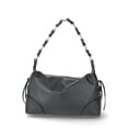 thumbnail image 2 of Madden NYC Women's Grommet Shoulder Handbag, Black, 2 of 5
