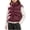 Burgundy, variant on ROHUUQUE Girls Boys Stand Collar Quilted Puffer Vest Zip Up Sleeveless Adjustable Hem Unisex Jacket for School Casual Wear 3-13 Years Brown