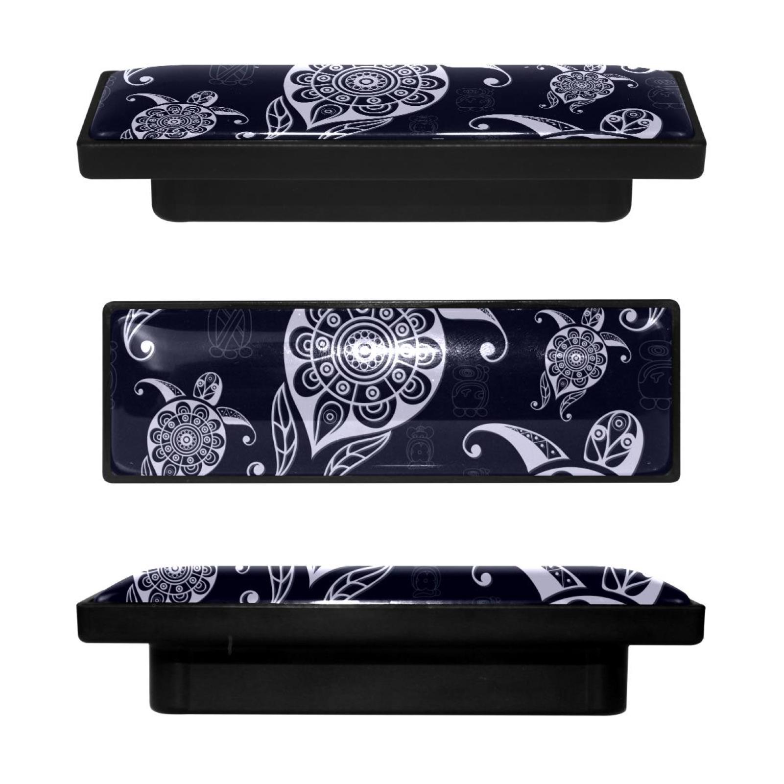 Ownta Turtle Tortoise Boho 4 Packs Cabinet Handles Crystal Glass Drawer ...