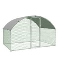 thumbnail image 3 of Large Metal Chicken Coop, Wire Mesh Chicken Run, Doom Roof Chicken Pen with Water-Resident and Anti-UV Cover, Duck Rabbit House Outdoor, 3 of 8