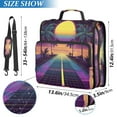 thumbnail image 2 of FORMRS Zipper Binder with Shoulder Strap 1.5-inch Ring 500 Sheet Capacity File Bag, Neon Road, 2 of 5