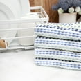 thumbnail image 5 of RITZ Pebble Cotton Terry Bar Mop Kitchen Towel, 16x18, Set of Four, Cool Blue Green, 5 of 6