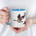 thumbnail image 5 of CafePress - Flock Of Canadian Geese Mug - 11 oz Ceramic Mug - Novelty Coffee Tea Cup, 5 of 6