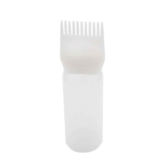 Hair Dyeing Treatment Oil Cream Shampoo Bottle Oil Coloring Dispensing Applicator Brush Tip Tool 120ML