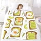 thumbnail image 5 of Pan Tostado anti-pilling, suave, ligera, esponjosa y acogedora de lujo para hogar y cocina – Perfecta para niños y adultos,100X130cm, 5 of 6