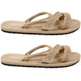 thumbnail image 1 of unbranded 1Par Sandalias De Paja Para Mujer Beige Con Para Uso Casual Y Veraniega, 1 of 6