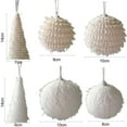 thumbnail image 6 of Mosey Christmas Tree Ball Round/Tree Shape Multi-styles Easy to Hang with Rope Reusable Foam Xmas Party Decor Hanging Ball Pendant for Festival, 6 of 7