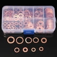thumbnail image 4 of Juego de 200 juntas planas de cobre, arandelas, tuercas y tornillos, con caja, 4 of 5