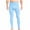 Sky Blue, variant on Men Thermal Underwear Bottoms Soft Sports Running Tights Pants Fall Winter Warm Base Layer Leggings L-4XL