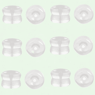Silicone Earring Backs, 14pcs Clear Rubber Earring Backs for Droopy Earrings, Pierced Earrings Replacement Backers