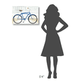 thumbnail image 4 of Global Gallery's 'Beach Cruiser Boys I' By Michael Mullan Stretched Canvas Wall Art, 4 of 4
