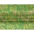 thumbnail image 4 of oneOone Velvet Green Fabric Batik Sewing Craft Projects Fabric Prints By Yard 58 Inch Wide, 4 of 5