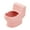 Pink, variant on Chanana Toilet-Shaped Ashtray, Ceramic Ashtray, Desktop Bathroom Decorative Ornaments, Creative and Trendy Decorative Office Ornament for Home and Office, Interesting Men's Birthday Gift