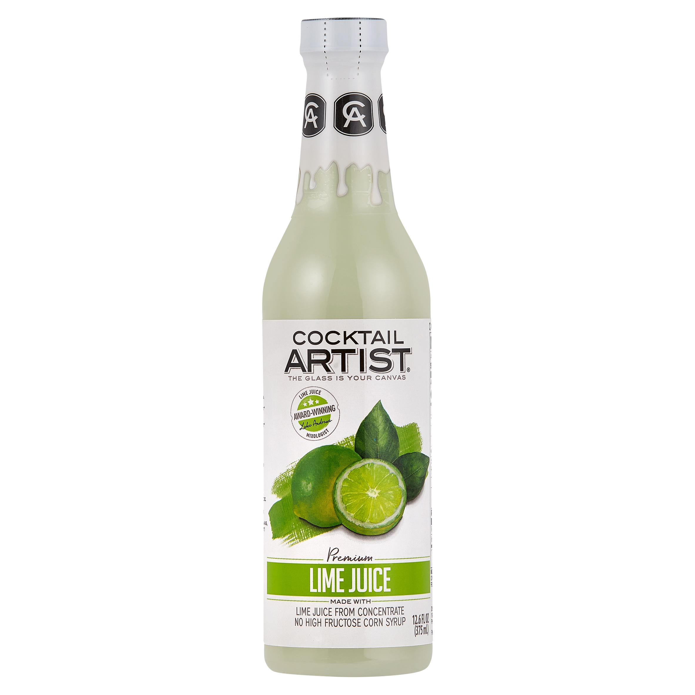 Cocktail Artist Premium Lime Juice, 12.6 fl oz BrickSeek