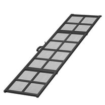 BNHHYYDS Dog Car Ramp, 75" x 20" Extra Long and Wide, Non-Slip Surface, Folding Portable Pet Ramp for Large, Small & Senior Dogs