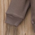 thumbnail image 4 of Ensemble Chandail Décontracté à Manches Longues Col Rond Rayé en Coton pour Filles et Garçons Automne Hiver, 4 of 8
