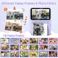 thumbnail image 5 of Instant Print Camera for Kids, 3.0" HD 1080P Digital Video Instant Camera for Boys & Girls Age 3-12 Birthday Gifts - Purple, 5 of 9