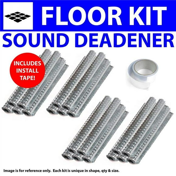Heat & Sound Deadener for 1967-1976 Ford Thunderbird Floor Kit with Seam Tape