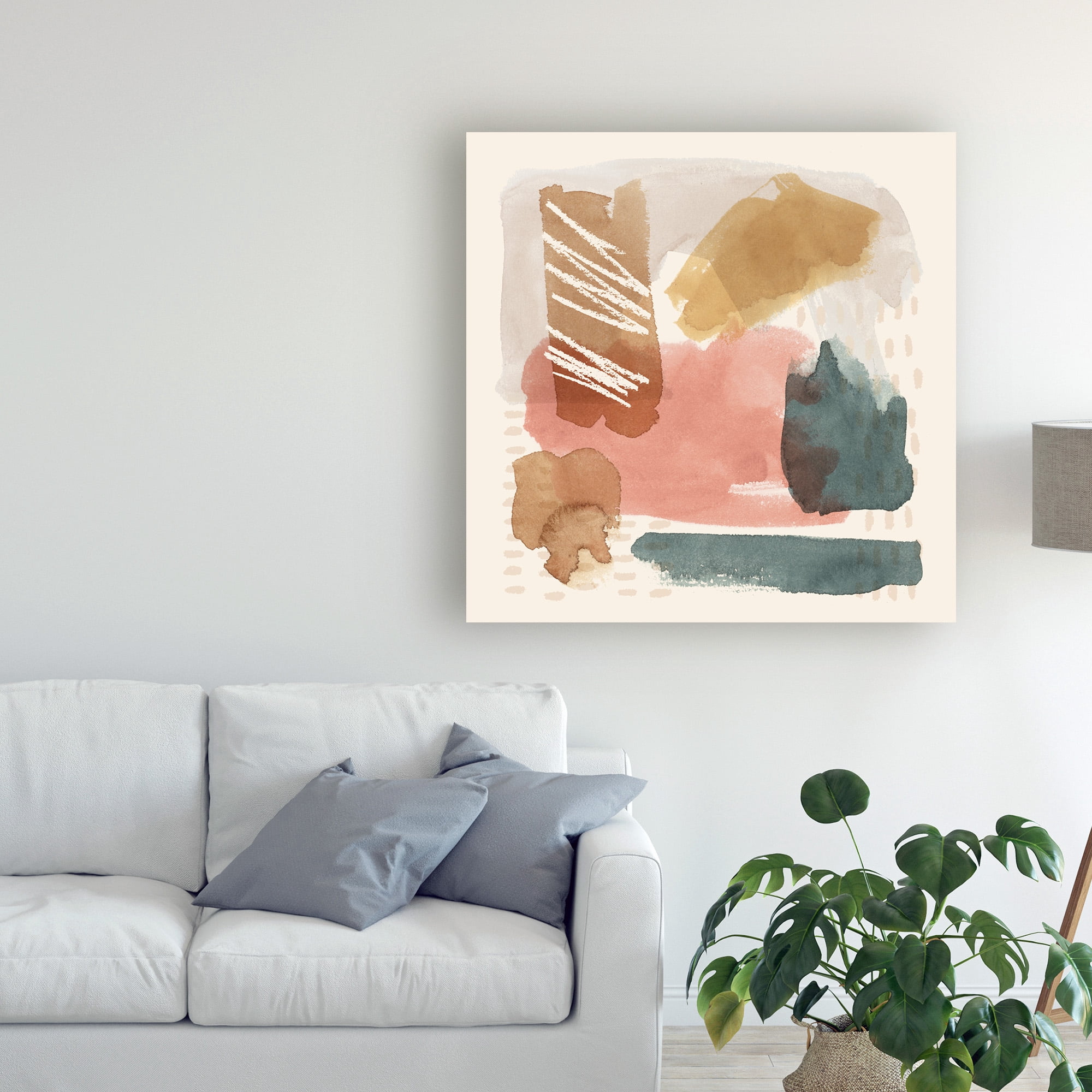 Trademark Fine Art 'Ochre Echo II' Canvas Art by Grace Popp