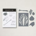 thumbnail image 1 of English/German/French Perched in A Tree Stamps and Aspen Tree Bird Scrapbooking DIY Card Making Design Greetings Decorative Template Machine Supplies, (English, only Cutting Dies), 1 of 6
