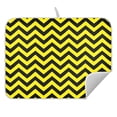 thumbnail image 5 of Ryvnso Yellow Lines Dish Drying Mat for Kitchen Countertop 16x18 Small Dish Pad Drainer Rack Dish Sink Mats, 5 of 7