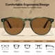 thumbnail image 4 of Gafas de Sol CARFIA Acetato Polarizadas para Hombre CA2307 Verde, 4 of 9