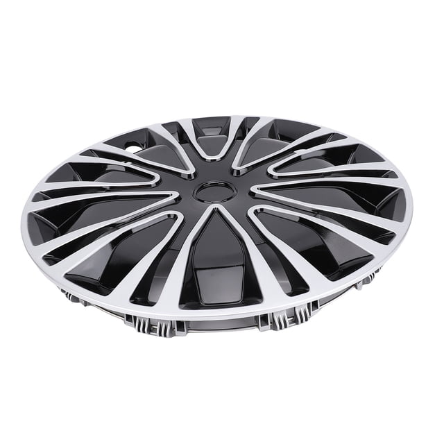 4 Pcs 15in Hubcaps Full Protection Stylish Look Universal Fit Snap On R15 Wheel Rim Cover for Most Cars Truck SUV