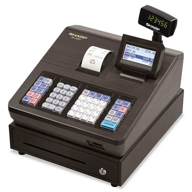 Sharp Xe Series Electronic Cash Register, Thermal Printer, 2500 Lookup