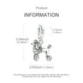 thumbnail image 7 of NARMO European 925 Sterling Silver DIY Charm Cute Dog Pendant fit Bracelet for Women Jewelry Gift Making, 7 of 7