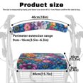 thumbnail image 6 of HELLHERO Walker Seat Cover Flowers Walker Seat Cushion Cover & Easy to Clean for Seniors Parks with Non-Slip Fit, 6 of 7