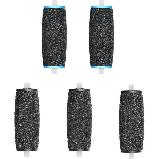 Rodillo extra grueso para eliminar callos, diseño curvo para pies suaves, duros y secos, lavable, larga vida útil, instalación fácil con un solo clic, tratamiento seguro y eficaz, pulido de