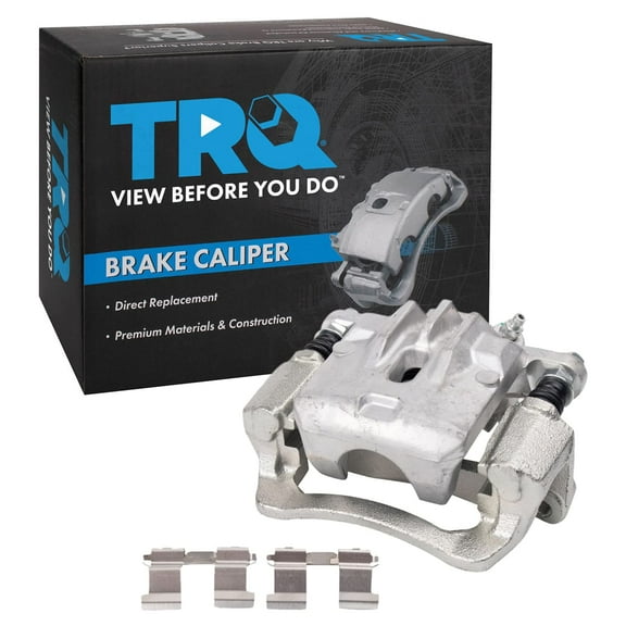 TRQ Rear Left Brake Caliper w/Bracket Drivers Side Compatible with 2016-2019 Subaru Crosstrek 2014-2018 Forester 2012-2019 Impreza 2013-2015 XV Crosstrek