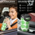 thumbnail image 5 of 30oz Handheld Travel Tumbler with Handle – Double Wall Stainless Steel Insulated Cup, Flip Straw Lid, Leak-Proof & BPA-Free for Hot and Cold Drinks – Durable Coffee & Juice Mug Pink, 5 of 7