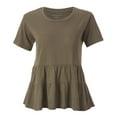thumbnail image 3 of Boxercraft BW2401 Women's Willow Tee-Olive-S, 3 of 4