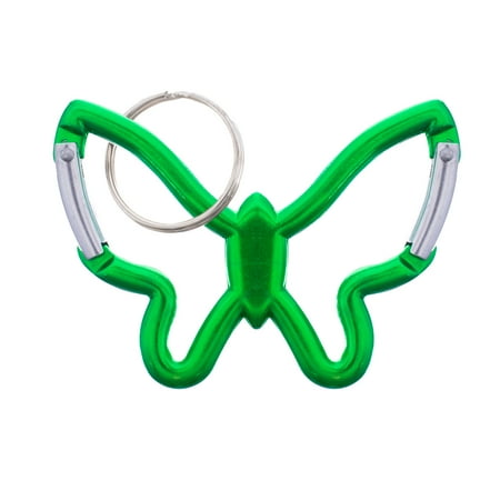 Bolo Key West Hideaway - West Coast Paracord Butterfly Key Chain Key Clip - Double Sided Carabiner Design in Multiple Colors & Pack Sizes