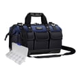 thumbnail image 3 of Bolsa de herramientas multifunción con múltiples bolsillo bolsa de herramientas resistente, organizador de herramienta herramienta de electricista , 20in azul 20in azul Soledad Bolsa de cinturón, 3 of 10