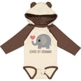 thumbnail image 3 of Inktastic Loved by Grammie Boys or Girls Long Sleeve Baby Bodysuit, 3 of 5