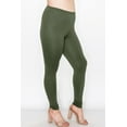 thumbnail image 2 of MOA COLLECTION Women's Plus Size Casual Stretch Slim Solid Basic Leggings, 2 of 3