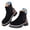 BK1, variant on Womens Chelsea Ankle Boots Floral Embroidery Platform Low Heel Round Toe Slip on Short Booties Size 6-9.5
