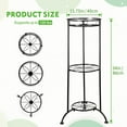 thumbnail image 2 of Extra High 34 " Tall Metal Plant Stand Indoor, 2 of 5