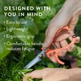 thumbnail image 2 of Pruning Shears for Gardening, Herb Snips, Flower Cutting Scissors, Indoor Plant Shears, Lightweight, Ergonomic, Carbon Steel Blade, Easy-Lock Safety, Aesthetic, 2 of 7