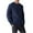 Dark Blue, variant on qelini Plaid Sweaters for Men Crewneck Pullover Knitted Sweaters Solid Long Sleeve Tops Trendy Fall Blouses