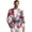American Flag Hibiscus, variant on POLERO Mens Hunting Blazers Business Casual Men Suit Sport Coat Camo Oak Leaves Print One Button Travel Blazer Lightweight Suit Jacket