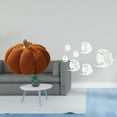 thumbnail image 2 of Dualoai Halloween Pumpkin Plush Sofa Cushion Decorative Bed Pillow and Acrylic Mirror Fish Wall Decals Removable for Room Decor, 2 of 8