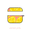 Lemon pink, variant on abbyrose Citrus Twist AirPod Case