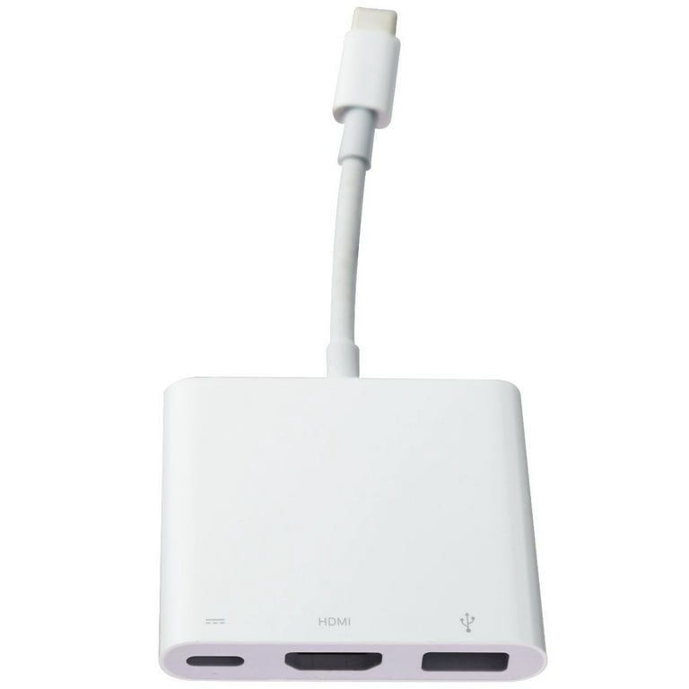 For tidlig kan ikke se Nu Apple USB-C Digital AV Multiport Adapter - Walmart.com