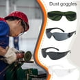 thumbnail image 2 of Protective Eye Wear Impact-resistant Polycarbonate Simple Style Crews Safety Glasses Eye Protection Anti Fog Goggles for Welder Black, 2 of 5