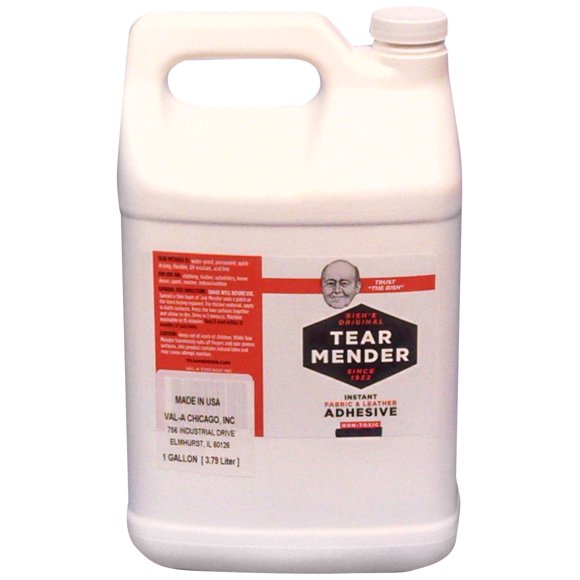 Removedor instantáneo de tela o cuero Adhesive Tear Mender TG-128, 1 galón