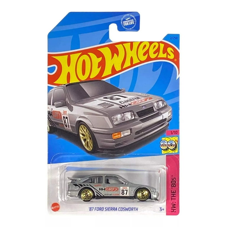 Hot Wheels '87 Ford Sierra Cosworth Silver HW: The '80s 1/10 2/250